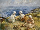Unknown Summer on the Clifftops painting